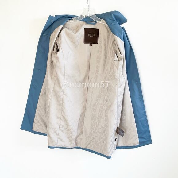 Coach Light Blue Walking Raincoat - Picture 5 of 7